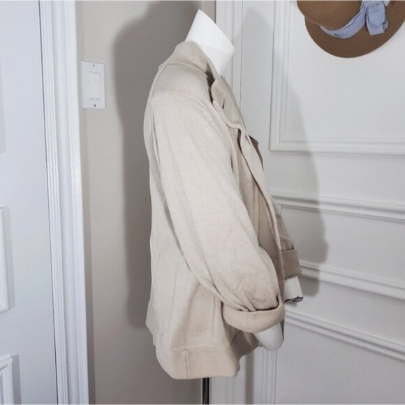 BANANA REPUBLIC Pre-Vintage Cotton Mock Neck Cardigan - Picture 5 of 13